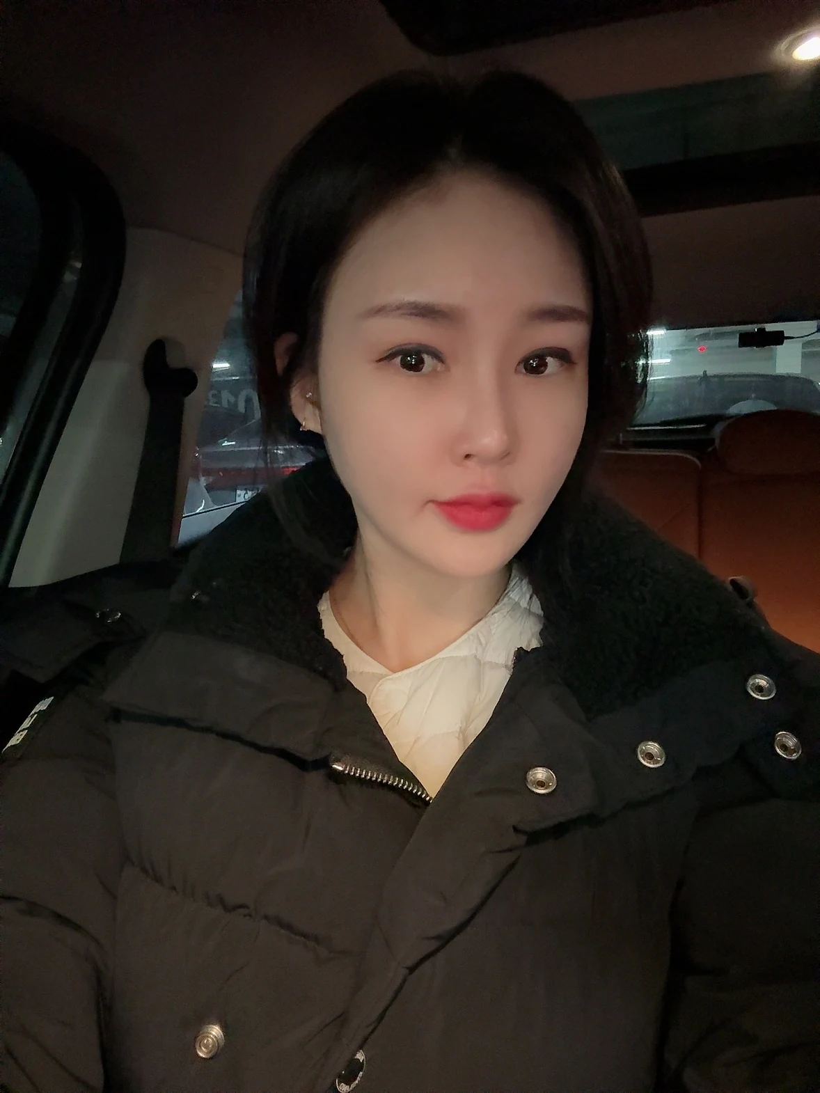 Revision double-eyelid surgery and Wonder canthoplasty: three-month follow-up · Case 043 at Answer Plastic Surgery. One month: front view of the eye area, supplied by Answer Plastic Surgery for case ANS-043.