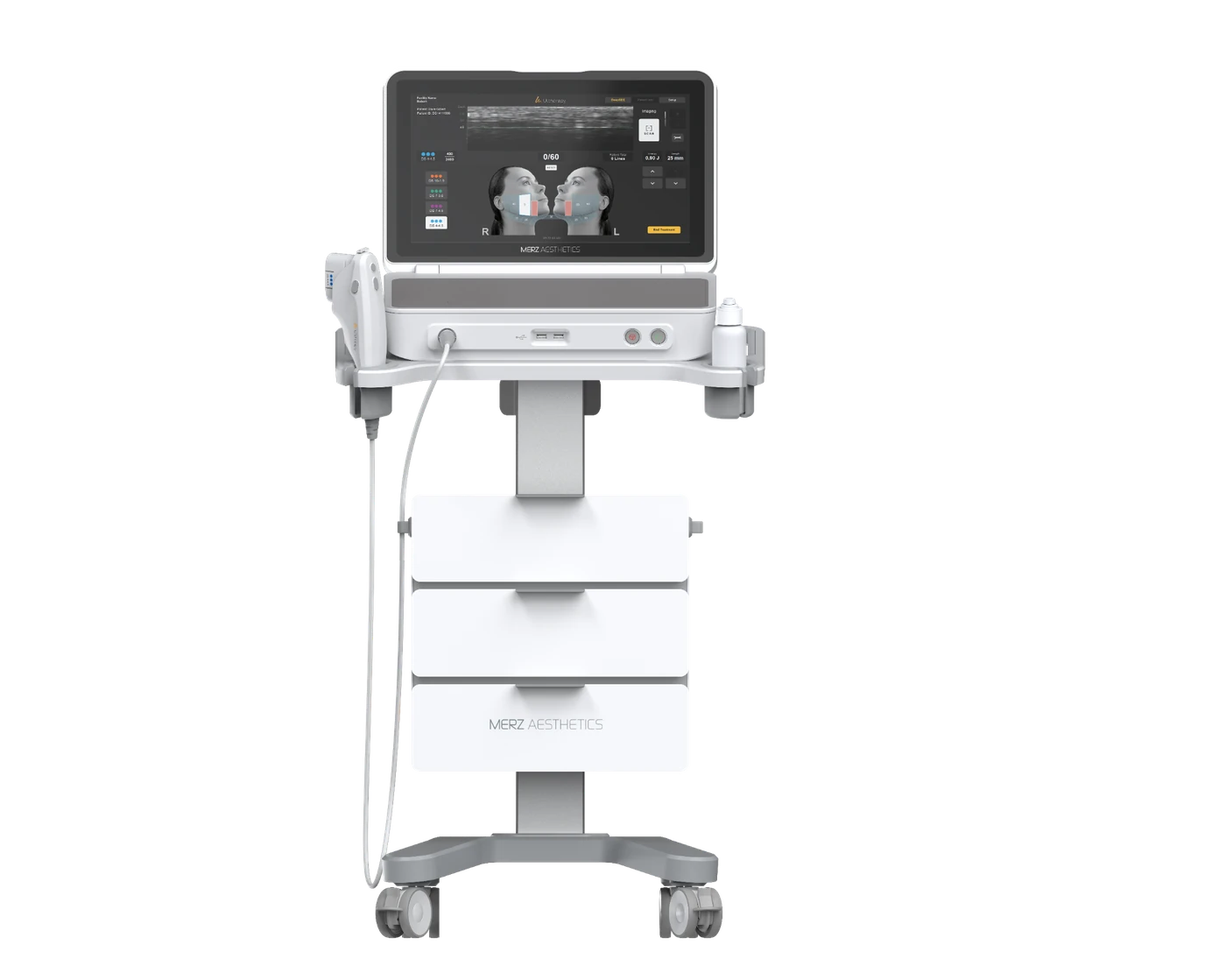 Ultherapy control unit shown in Merry Plastic Surgery’s equipment collection